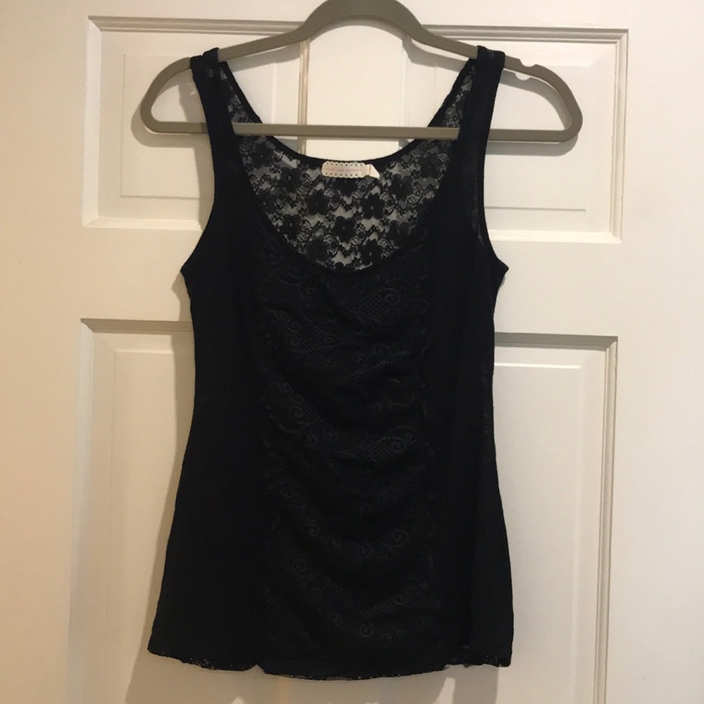Lacey Black Tank